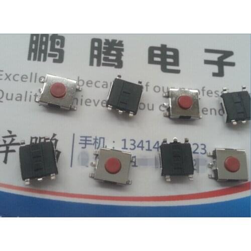 10PCS/lot China-made tact switch 6*6*2.7mm patch 5 foot button micro switch environmental protection