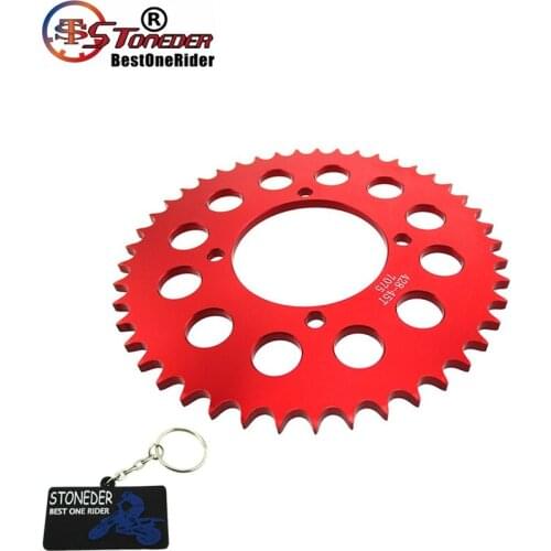 STONEDER 428 45 Teeth 76mm Rear Sprocket For 50cc 90cc 110cc 125cc 150cc Pit Dirt Bike