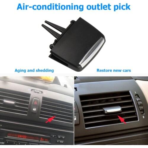 Front A/C Air Conditioning Vent Outlet Tab Clip Repair Kit Outdoor Personal Car Parts Decoration for BMW X3 E83 03-10