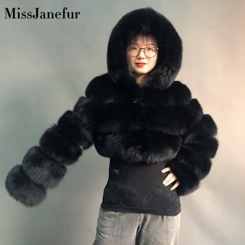 Fox Coats Women 2019 Winter Top Fashion Pink Real Fur Coat Elegant Thick Warm Outerwear Real Fur Jacket Chaquetas Mujer