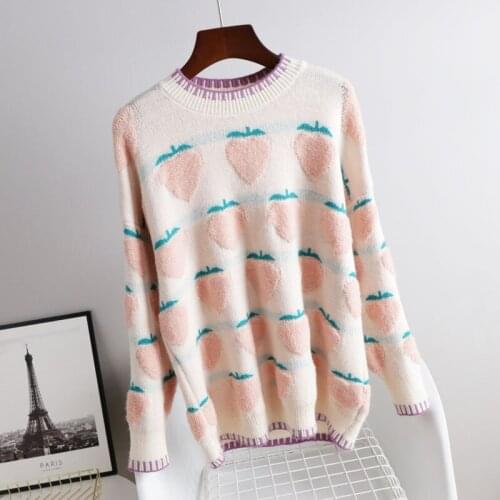 2020 Winter Sweater Women Knitted Pullover Long Sleeve Jumper Women Christmas Sweater S M L XL