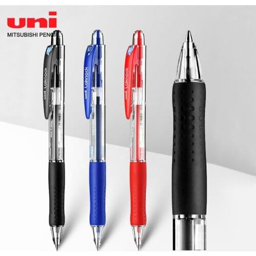 3pcs Japan Uni Mitsubishi Ballpoint Pen SN-100 Color Ball Pen 0.7 Press Office Supplies 0.5 Student Marking with Oil Pen