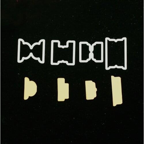 KSCRAFT 4pcs Planner Tabs Metal Cutting Dies Stencils for DIY Scrapbooking photo album Decorative Embossing DIY Paper Cards