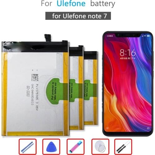 Battery 3430mAh For Ulefone S11 Note 7 Note7 Mobile Phone Li-ion Bateria