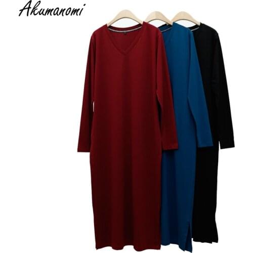 Модные трикотажные платья AKUMANOMI China At AliExpress