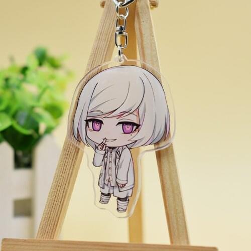 Anime Akudama Drive Cutthroat Courier Hacker Ordinary Person Doctor Brawler Hoodlum Pendant Keychain Keyring Birthday Gifts 7cm