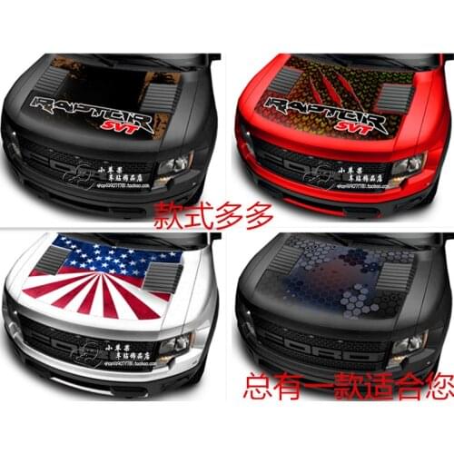 Car stickers FOR Ford Raptor F150 hood modified decorative decals Raptor F150 hood personalized custom stickers