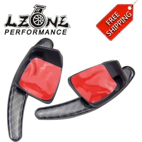 FREE SHIPPING - Carbon Fiber Steering Wheel Shift Paddle for VW Golf 7 Steering Wheel Paddle Extension Shifters Sticker JR-PSD05
