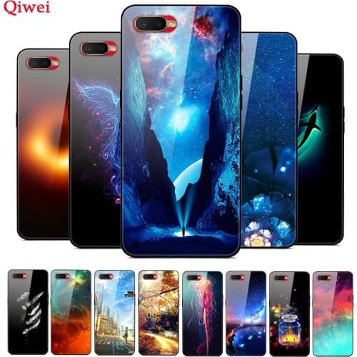 For OPPO RX17 Neo Case Tempered Glass Case Silicone Bumper Hard Glass Back Cover For OPPO RX 17 Neo Cover Funda RX17 Neo RX17Neo
