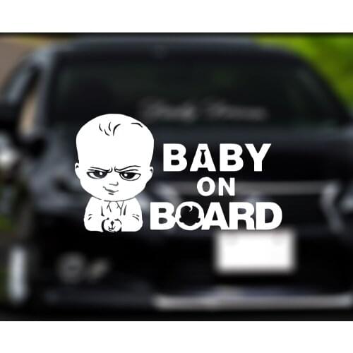 Baby On Board Car sticker Funny Kids Quote Decal Stickers For For Windows Body Decor Car Ussr Car-Styling Auto Farse Sticker