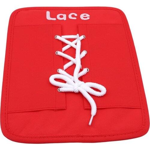 Baby Early Education Basic Life Skills Toy Button Lace Tie Boarding Learning Kit
