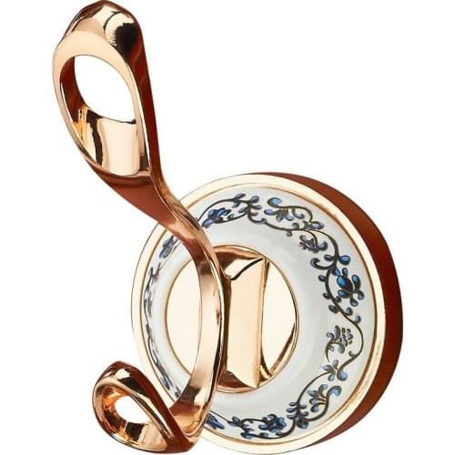 European wardrobe single hook hook bathroom wall hanging clothes door bathroom retro coat hook bearing 50kg