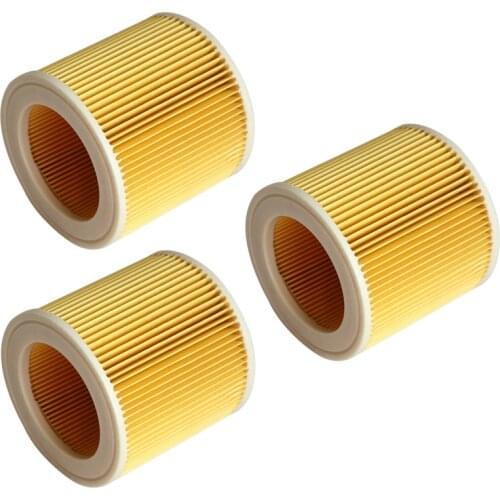 3 pieces Air replacement dust filter bag HEPA filter for karcher WD2.250 WD3.200 MV2 MV3 WD3 filter vacuum cleaner parts