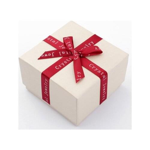 Exquisite Jewelry Box Gift Boxes Jewelry Sets Display Box For Necklace Earrings Rings Bracelets With Bowknot Size 7.3x7.3x4.5