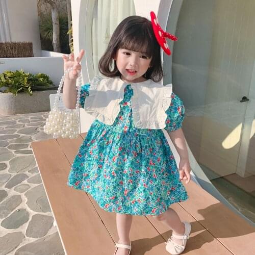 Newborn baby girls summer clothes outfit dress for one year baby girls birthday infant clothing children baby tutu dresses dress