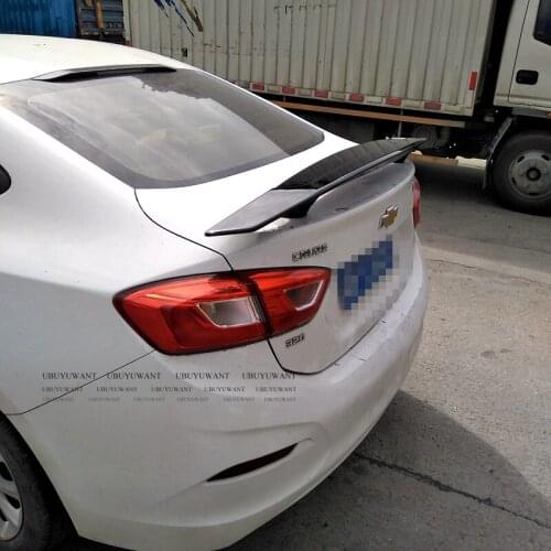 Car Lip Spoiler Universal For All Sedan Car ABS Plasitc Primer Color Rear Trunk Tail Wing For CRUZE Sedan2016-2020