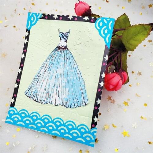 Metal Wedding dress paper die cutting dies for Scrapbooking/DIY Easter wedding Halloween Easter card
