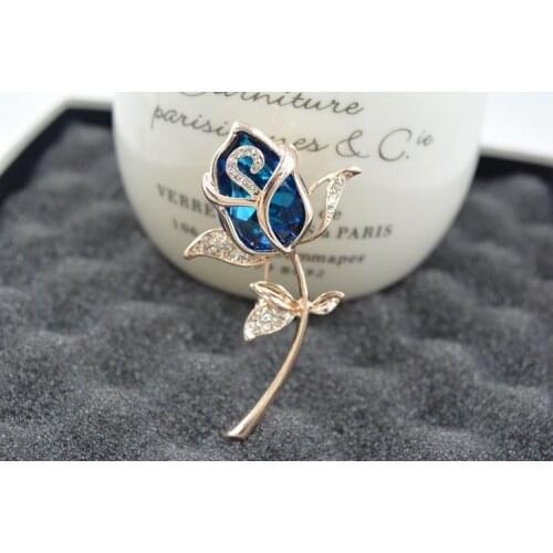 2018 New brooch Crystal from Swarovskis Fit Retro Professional Wear Female Corsage Pin Shawl Buckle European Fashion Jewelry