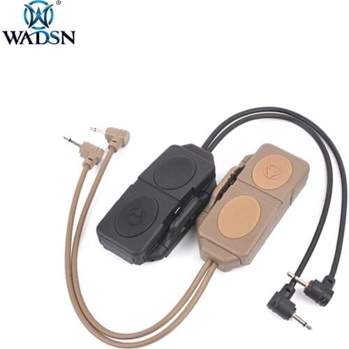 WADSN Airsoft Dual Remote Control Pressure Switch for DBAL-MKII PEQ 16A M3X WMX200 Flashlight Softair Weapon Light