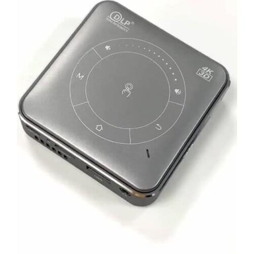 FREE SHIPPING DLP P11 4K projector Android 9.0 gray mini portable LED projector 5G wifi 3D Home cinema proyector