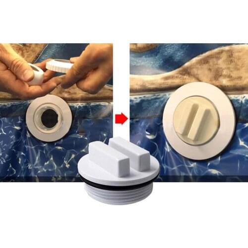 1.5in Threaded Pool Spa Return Line Winterizing Plug Filter Drain Plug With O-Ring For Winterizing Pools Accessories