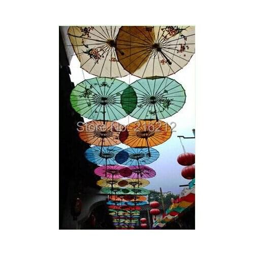 Wedding umbrella color vintage umbrella dance umbrella bamboo cytoskeleton