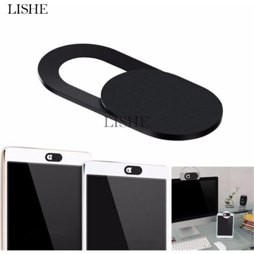 Universal WebCam Cover Shutter Magnet Slider Plastic Antispy Phone Camera Cover For iPad MAC PC Tablet Privacy Sticker Anti-peep