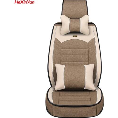 HeXinYan Universal Flax Car Seat Covers for DS all models DS DS5 DS3 DS6 DS4S DS4 auto styling accessories auto cushion