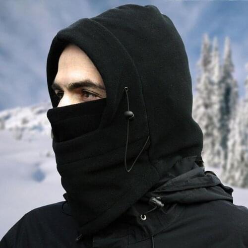 Windproof Snowboard Skullies Beanies For Men Women Full Face Mask Winter Hat Warm Balaclava Multi Function Hooded