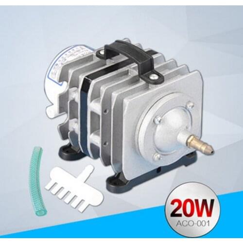 220V SUNSUN Fish Pond Aquarium External Aeration Pump ACO-001 Oxygen Pump Aerator Electrical Magnetic Air Pump 20W 20L/Min