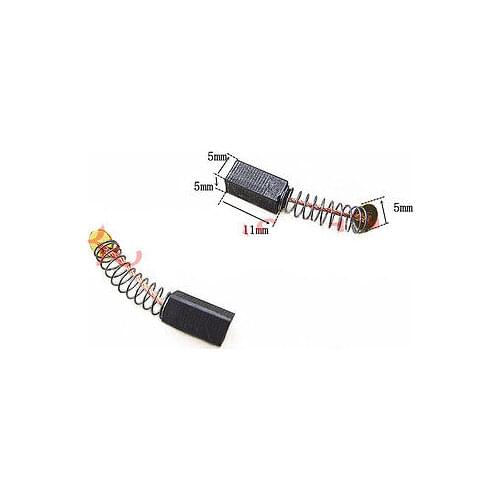 10pcs 11x5x5mm Power Tool Electric Hammer Carbon Brushes 7/16"x1/5"x1/5"