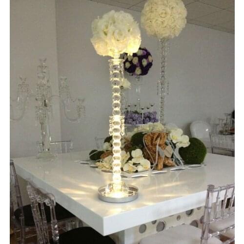 2016 Sale Wedding Souvenir free Shipping Rechargeable Remote Control 8inch Led Wedding Vase Base Light Floralytes Decoration Kit