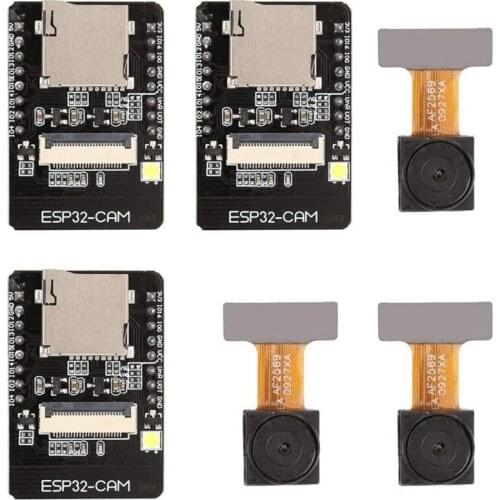 3 Pcs ESP32-CAM Development Board WiFi+Bluetooth Module OV2640 Camera Module Support STA/AP/STA+AP Working Mode