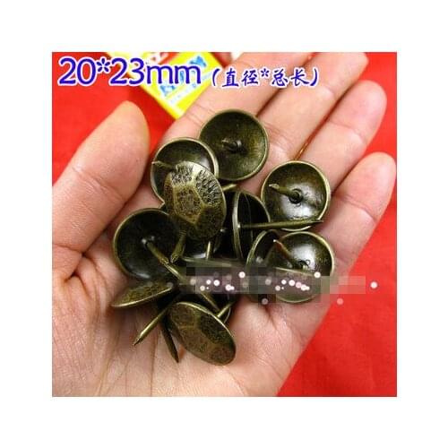 A018 Hardware accessories nails Upholstery nails Upholstery tacks Decorative tacks olive thick nail decoration 20mm*23mm