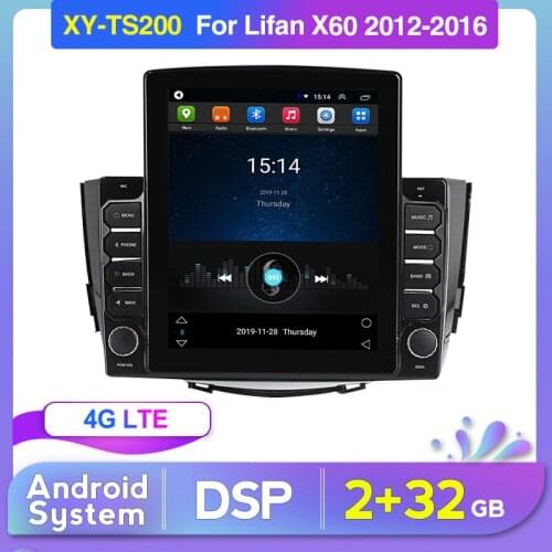 Car Radio Multimedia Video Player Navigation GPS for Lifan X60 2012 2013 2014 2015 2016 WIFI 2.5D Touch Screen DSP 4G LTE SWC