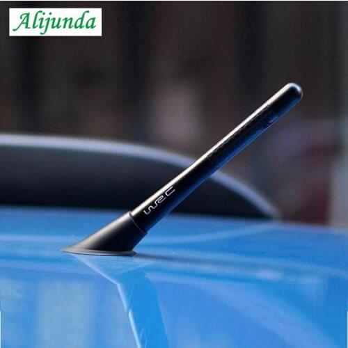 Car shaped carbon fiber signal antenna is suitable for Mazda Mitsubishi ASX/Outlander/Lancer Evolution/Pajero/Eclipse/Grandis