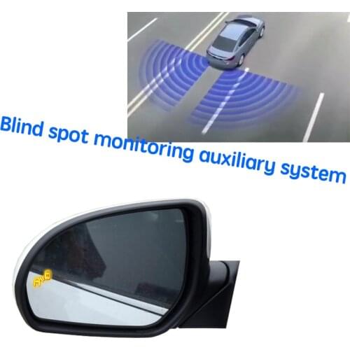 Car BSD BSM BSA Blind Area Spot Warning Drive Mirror Rear Radar Detection System For KIA Rio K2 Pride UB 2011~2016