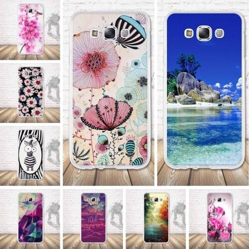 Case For Samsung Galaxy E7 E7000 E7009 E700F Cover Soft TPU Silicone Luxury phone Cover For Samsung E7 E7000 E7009 E700F Case