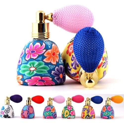 15ml Balloon Empty Perfume Bottles Refillable Bottle Atomizer Polymer Clay Spray Scent Pump Case Travel Portable