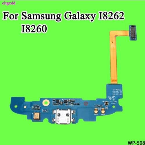 Cltgxdd USB Charging Port Connector Charge Dock Socket Jack Plug Flex Cable With Microphone For Samsung Galaxy Core I8262 I8260