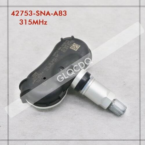 TPMS SENSOR FOR 2009-2016 HONDA INSIGHT 315MHz TIRE PRESSURE SENSOR 42753-SNA-A83 42753-SNA-A84 42753-TR0-A81 42753-TR3-A81