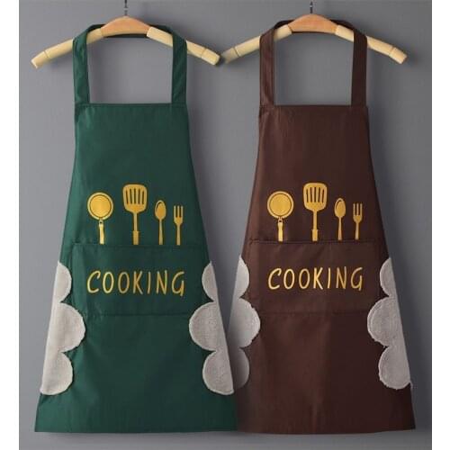Chef Apron Kitchen Baking Accessories for Men Woman Maid Blank God Of Cooking Foodie Simple Waterproof Fashion Kitchenware