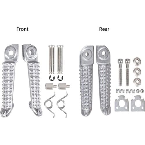 YZF R6S Motorcycle For Yamaha YZF R6 S 2003 2004 2005 2006 2007 2008 Motorcycle Footrests Front Rear Foot Pedal Foot Rests Pegs