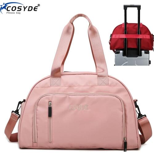 Nylon Waterproof Water Sports Gym Bag Men Woman For Gym Fitness Training Shoulder Bags Yoga Luggage Bag With Shoe Compartment