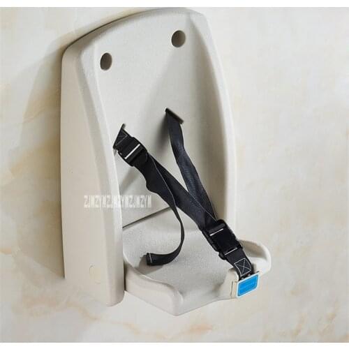 New Portable Third Bathroom Foldable Baby Safety Seat Bathroom Household Wall-mounted Type Infant Room Baby Nursing Safety Seat