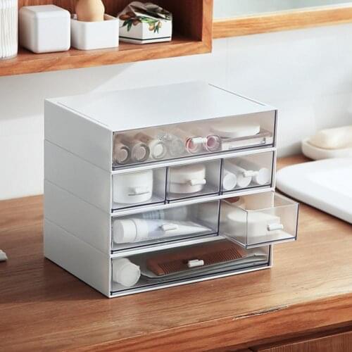 Premium Durable Nail Polish Lipstick Storage Box Jewelry Drawer Case ABS Sundries Storage Rack Helpful for Home