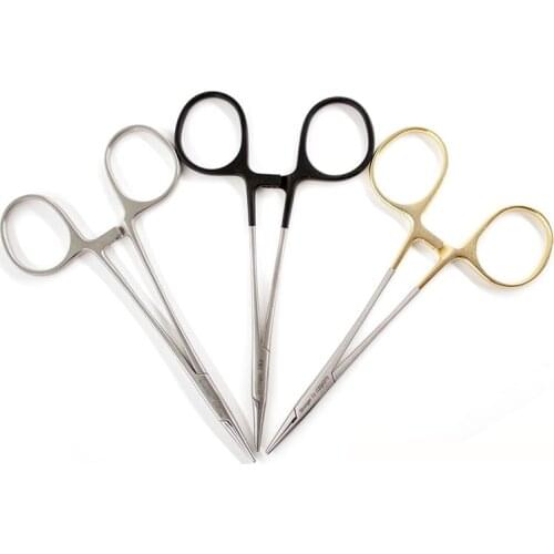 Shi Qiang gold handle needle holder suture set stainless steel 12.5CM cosmetic surgery plastic double eyelid needle holder