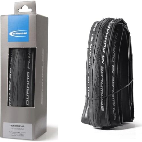 SCHWALBE DURANO PLUS Bicycle Tire Ultralight Road Bike Tires Folding 700C 700*25C SmartGuard Level 7 Ultralight 425g Black