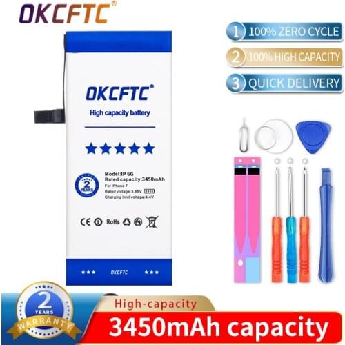 3450mAh Real Capacity Replacement Battery For Apple IPhone 6 6G Batterie Lithium Phone Battery For iPhone 6G
