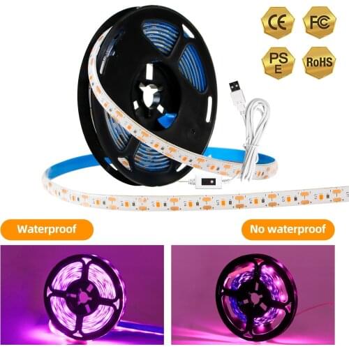 LED Strip Lamp USB Grow Light Full Spectrum Phytolamp For Plants LED Indoor Lighting 5V Hydroponic Plant Growth Bulb Grow Tent